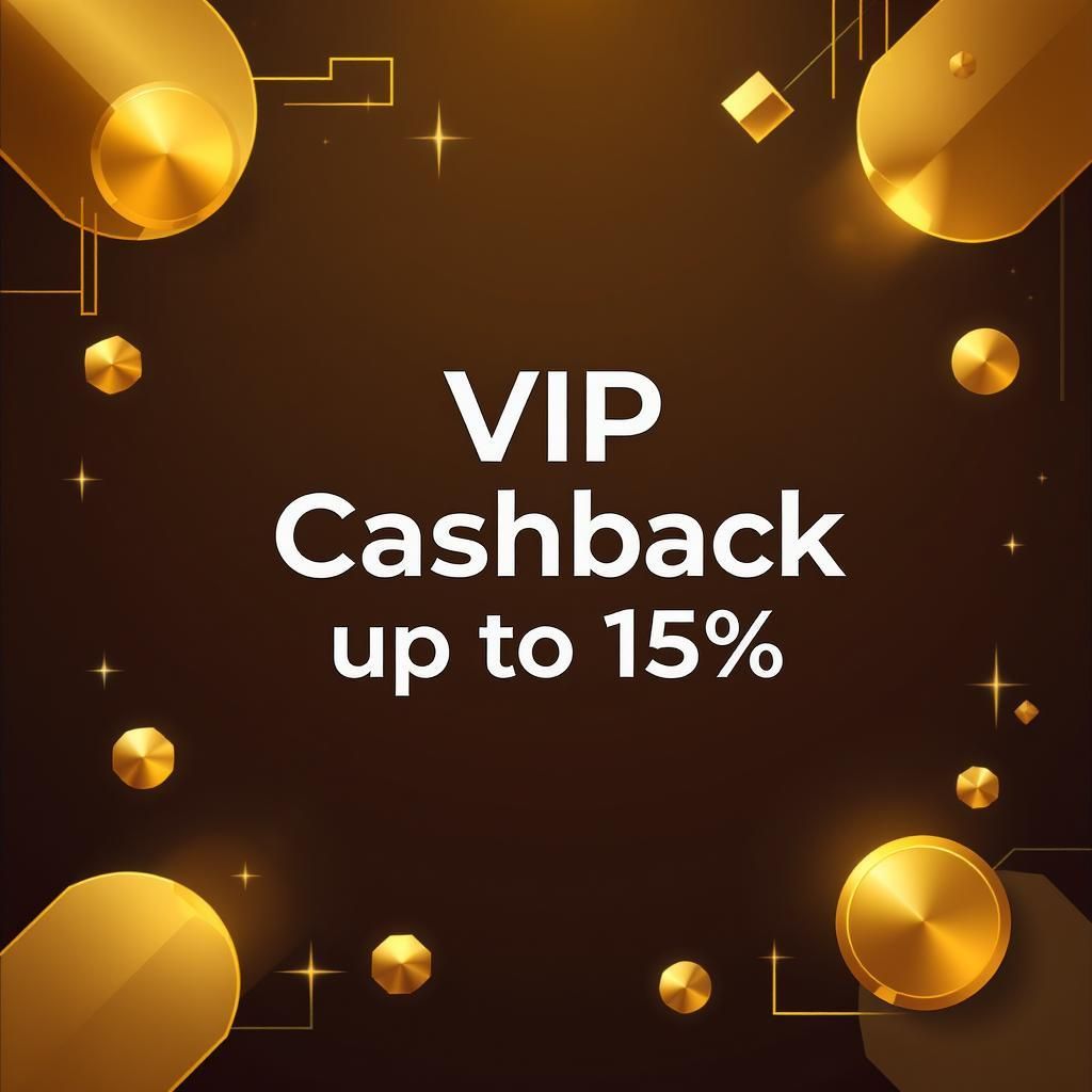 VIP Cashback up to 15%